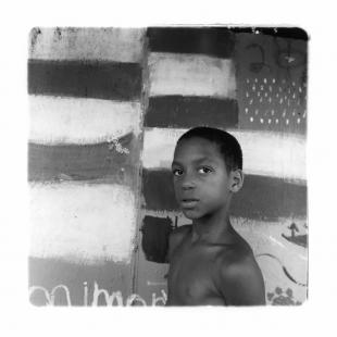 Brad Austin Smith, State Street, 2003, black and white silverprint, 10 x 10"